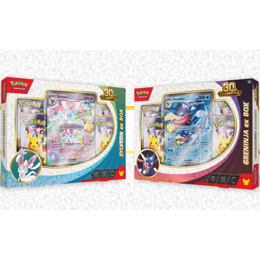 LIMIT 1 *PACKS/PROMOS ONLY* Pokemon TCG | 30th Celebration Ex Box Set Of 2