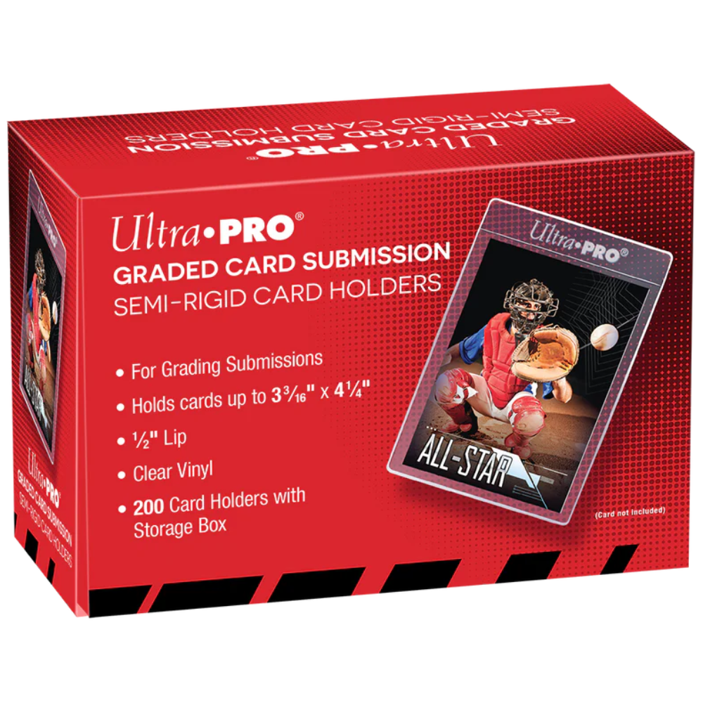 Ultra Pro Tall Semi Rigid Card Holders 200 Count