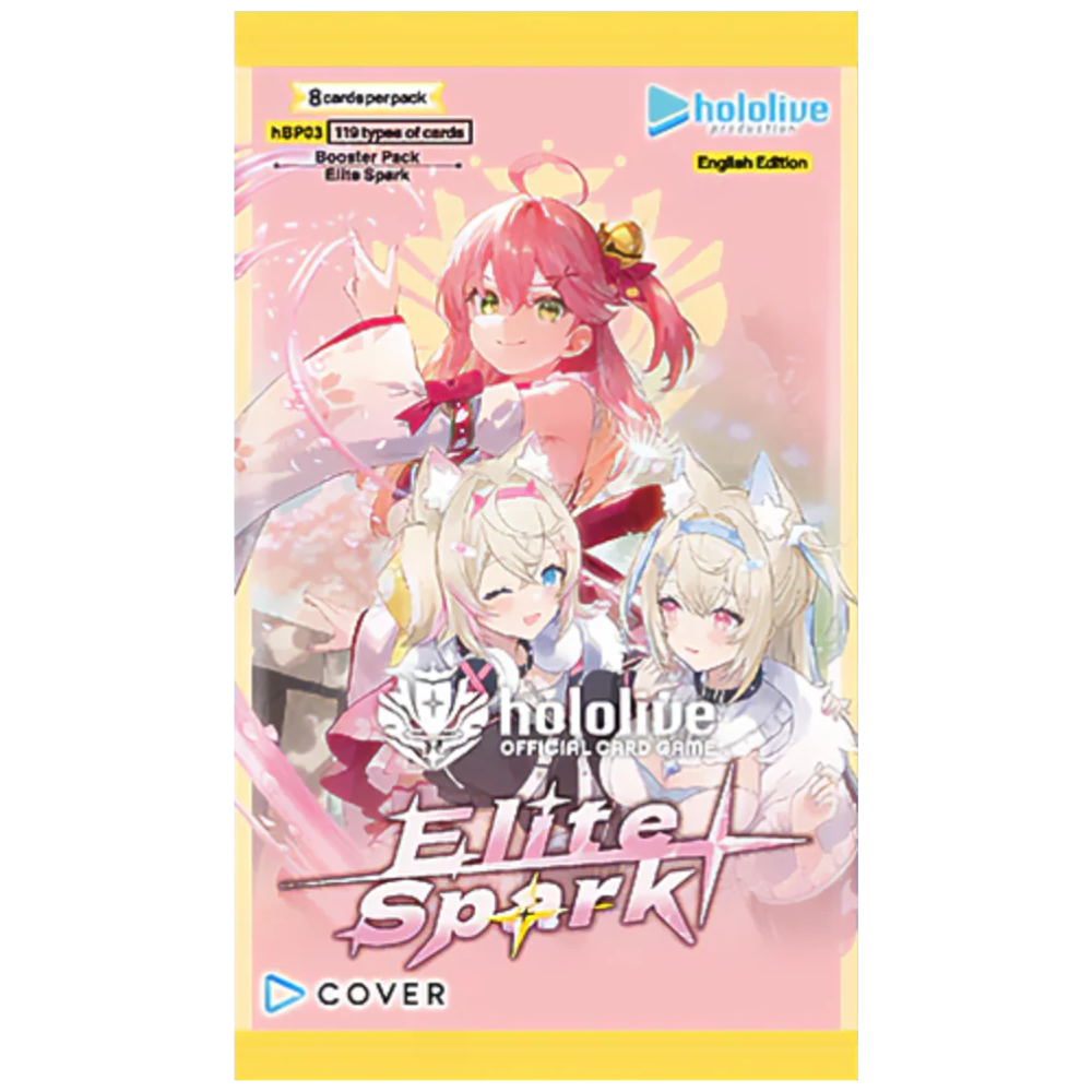 Hololive OCG | Elite Spark Booster Box Sealed (Order 12 = Sealed Case | 36 = Sealed Master Case)