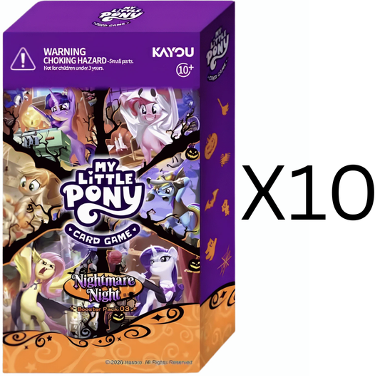 My Little Pony CCG | Nightmare Night 5 Pack Collector Bundle X10 (50 Packs)